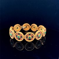 Pulsera Cianfrone Gioielli Mujer in Oro Smeraldo 1.80 Ct BROR-52-198 - BROR-52-198